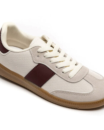 Elie Dame Sneakers 8965 Wine - Shoes Sneakers  - 5715406717296