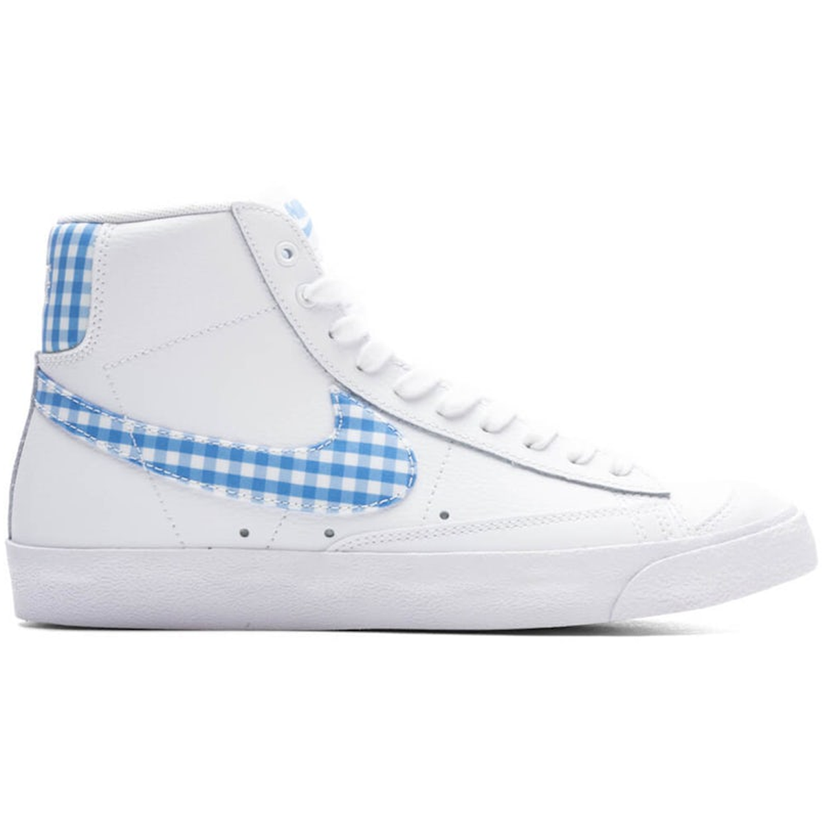 Nike Blazer Mid Blue Gingham - Nike Sneakers - 196608089919