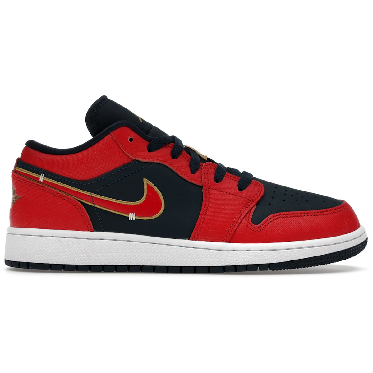 Air Jordan Low Armory Navy Sport Red - Air Sneakers  - 196975525140