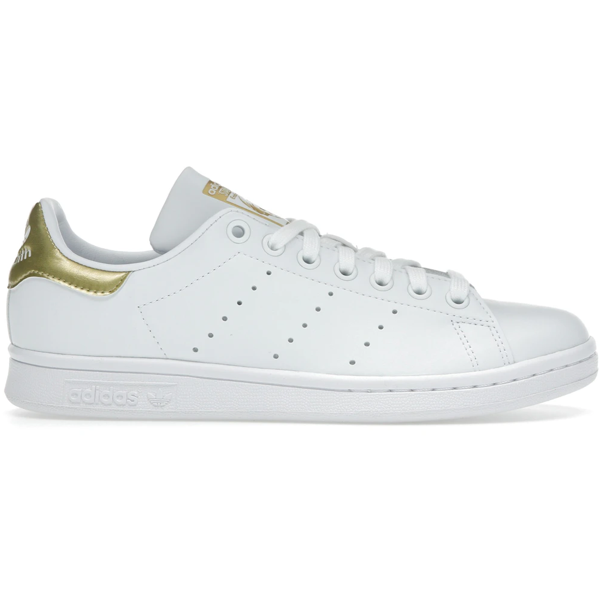 Hvid Adidas Stan Smith White Gold Metallic - Adidas Sneakers