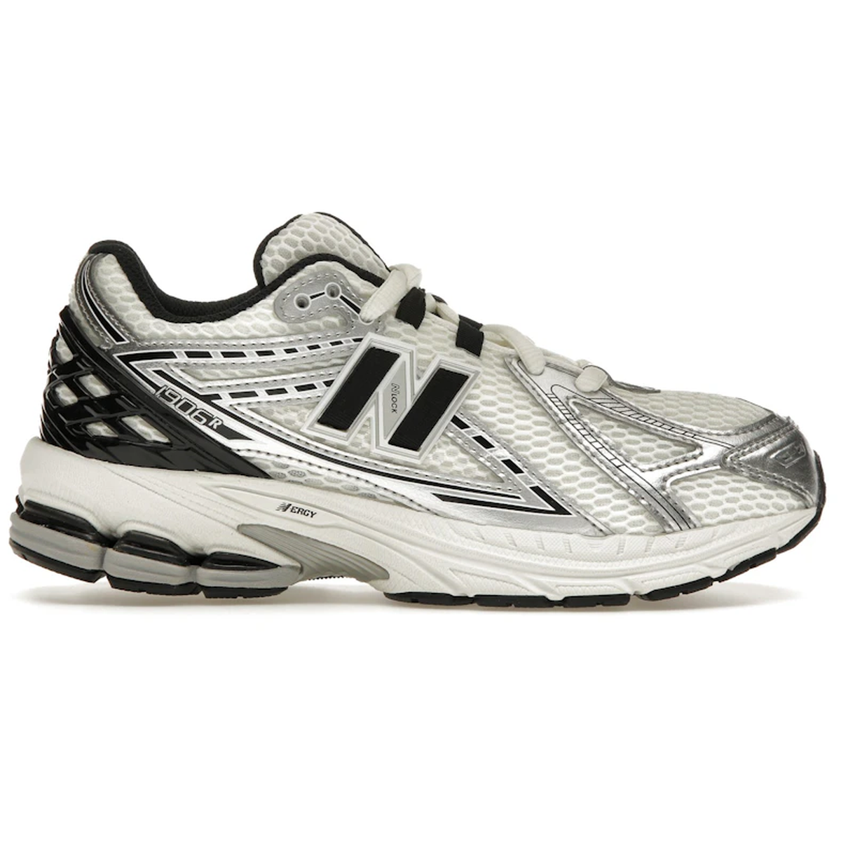 Sort New Balance 1906r Silver Metallic Black - New Sneakers  - 6941834634952