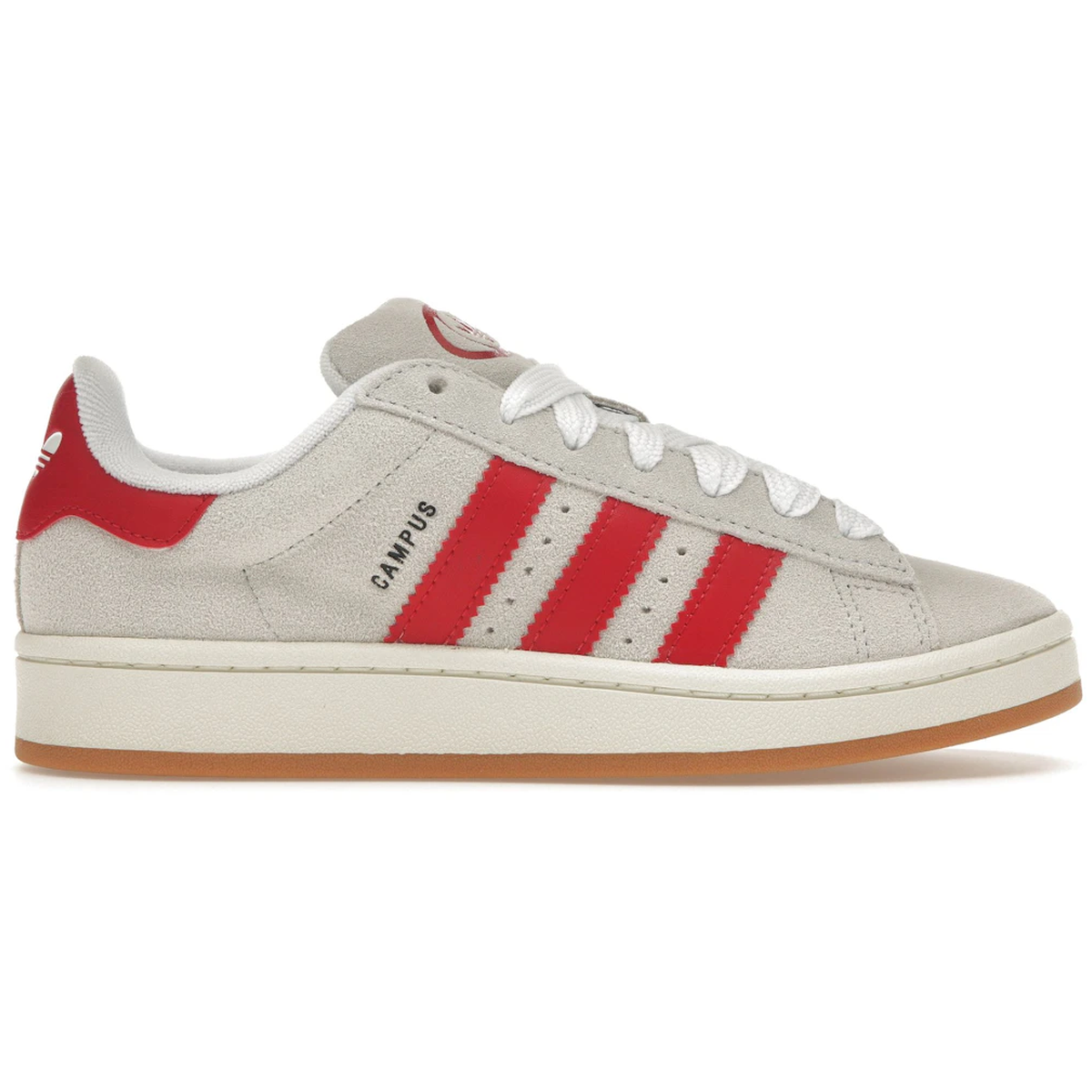 Hvid Adidas Campus 00s Crystal White Better Scarlet - Adidas Sneakers  - 4066749869359