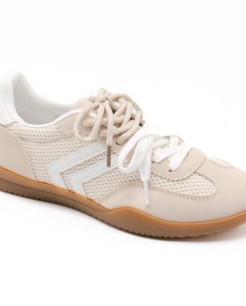 Beige Gilberte Dame Sneakers 6503 - Shoes Sneakers  - 5715406747590