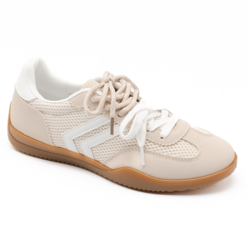 Beige Gilberte Dame Sneakers 6503 - Shoes Sneakers - 5715406747590