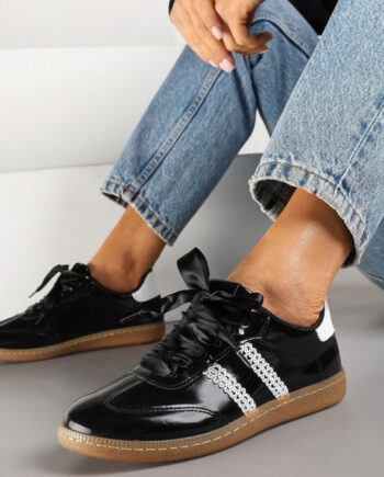 Sort Gloria Dame Sneakers 110 Black - Shoes Sneakers  - 5715406761497