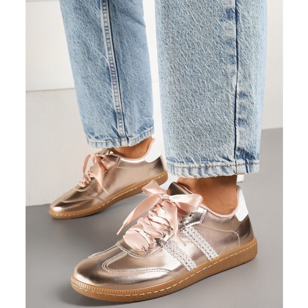 Gloria Dame Sneakers 110 Champagne - Shoes Sneakers - 5715406761541