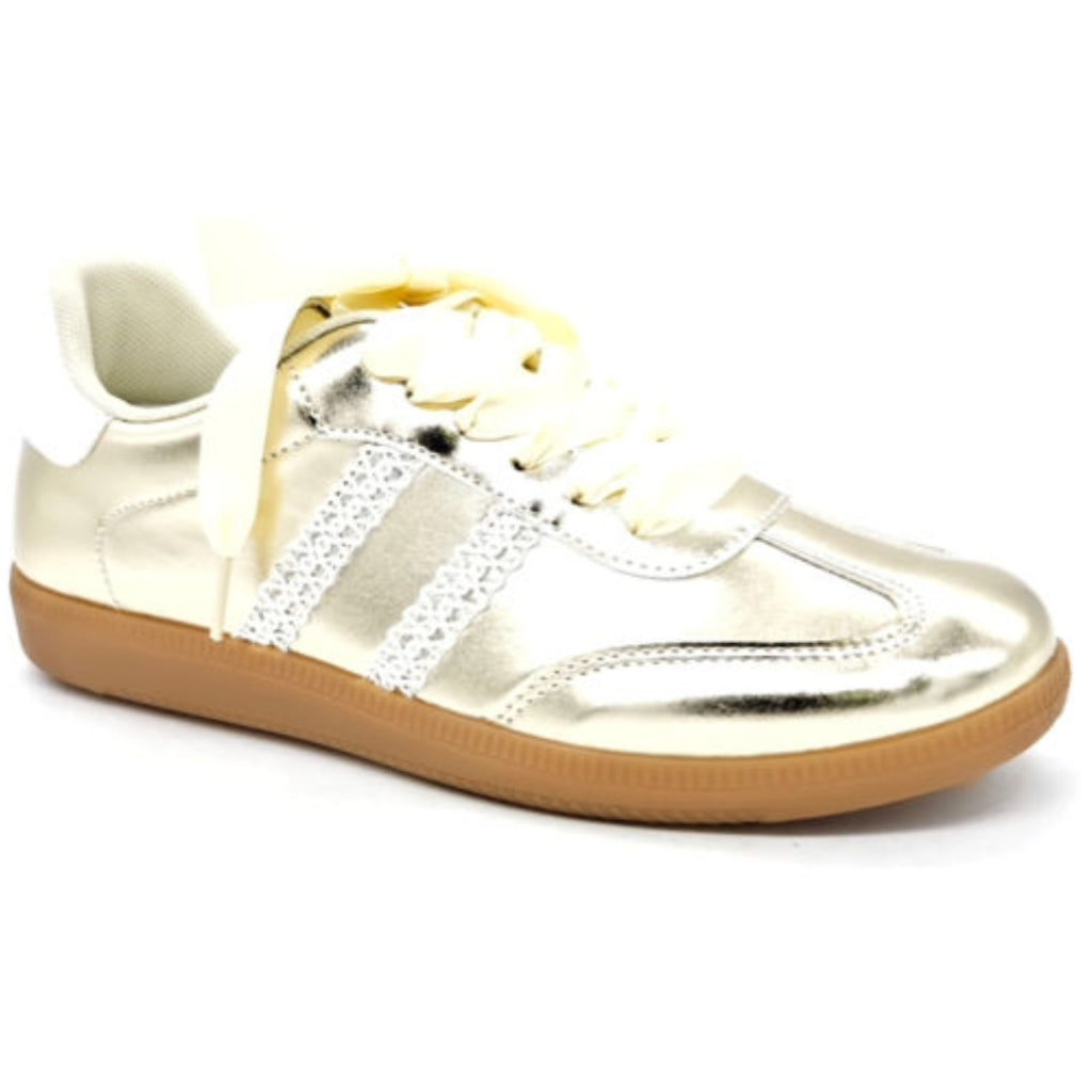 Gloria Dame Sneakers 110 Gold - Shoes Sneakers - 5715406761428