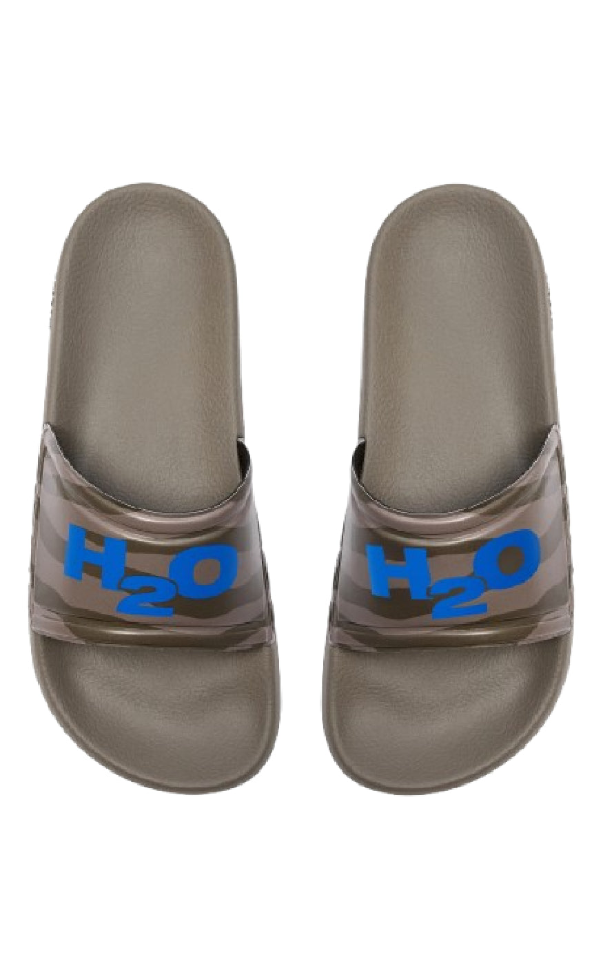 Sort H2o Sandal Re Print Dusty Oak Cobalt Blue - H2o Sandaler - 5711891370596