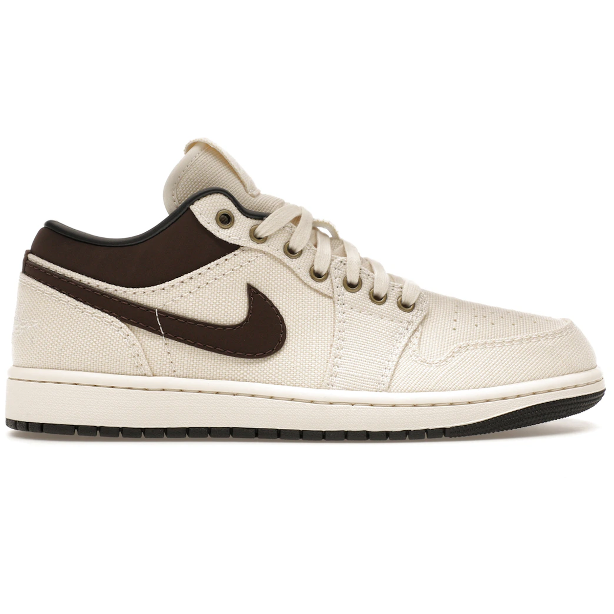 Air Jordan Low Premium Pale Ivory Off Noir Baroque Brown - Air Sneakers  - 197863979328