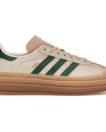 Grøn Adidas Gazelle Bold Magic Beige Collegiate Green - Adidas Sneakers  - 4066756483951