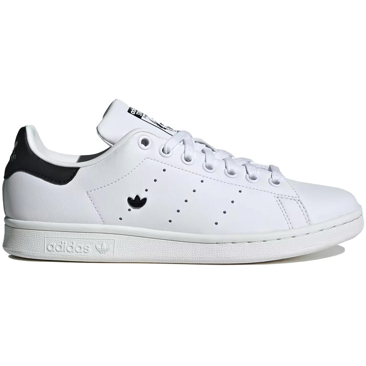 Sort Adidas Stan Smith White Black Mini Trefoil - Adidas Sneakers