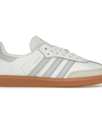 Hvid Adidas Samba White Halo Blue - Adidas Sneakers  - 4067886728424