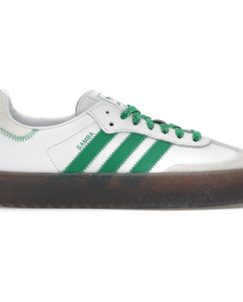 Hvid Adidas Sambae Cloud White Green - Adidas Sneakers  - 4067888631371