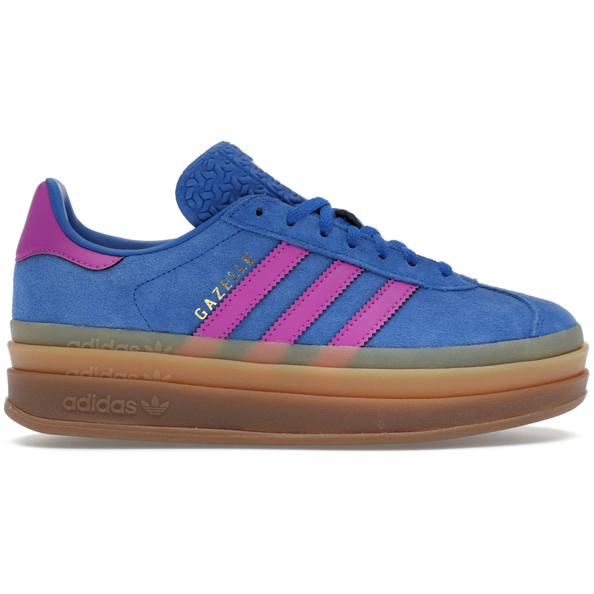 Pink Adidas Gazelle Bold Bold Blue Lucid - Adidas Sneakers