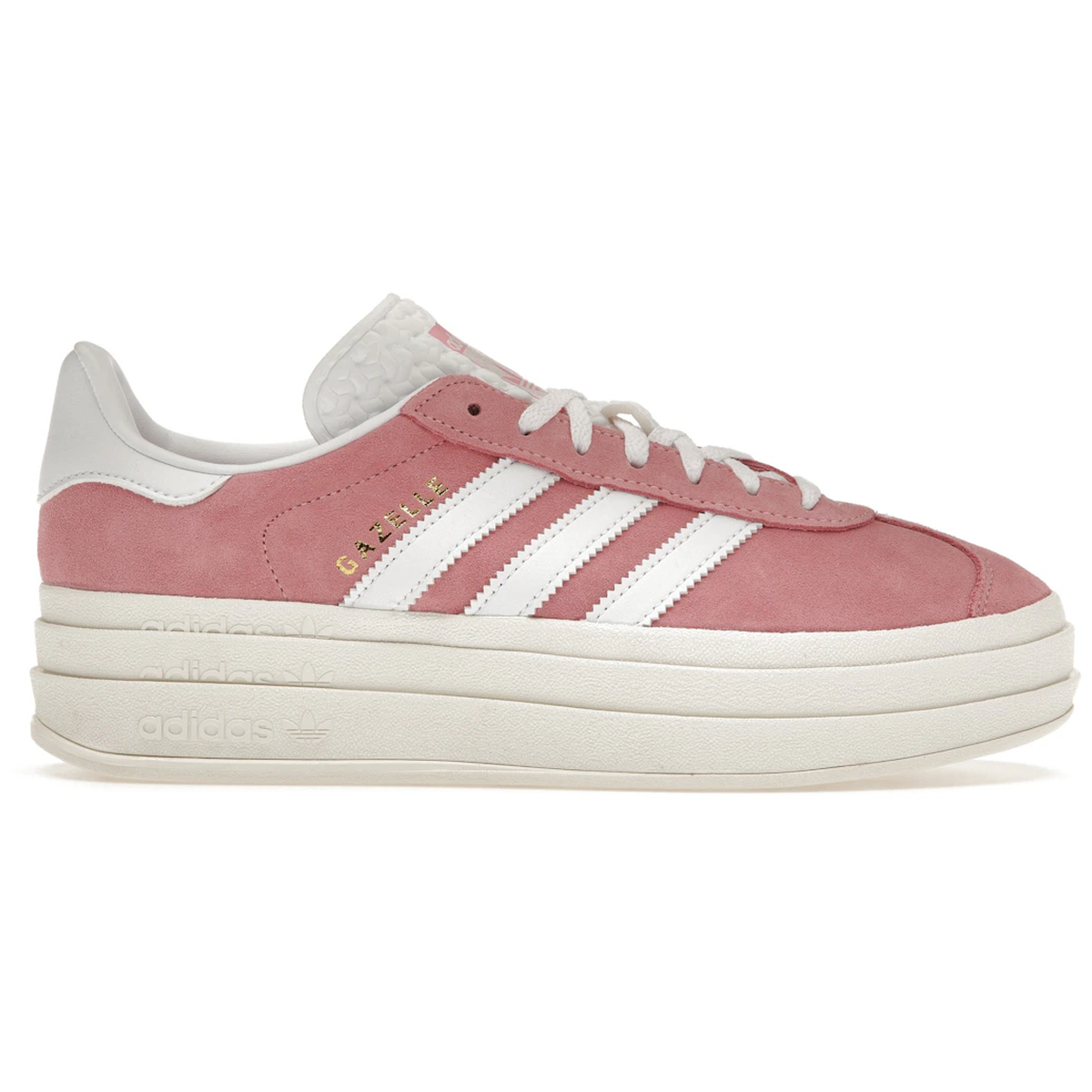 Pink Adidas Gazelle Bold Super Pop - Adidas Sneakers  - 4066746534564
