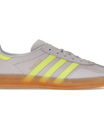 Gul Adidas Gazelle Indoor Silver Dawn Solar Yellow - Adidas Sneakers