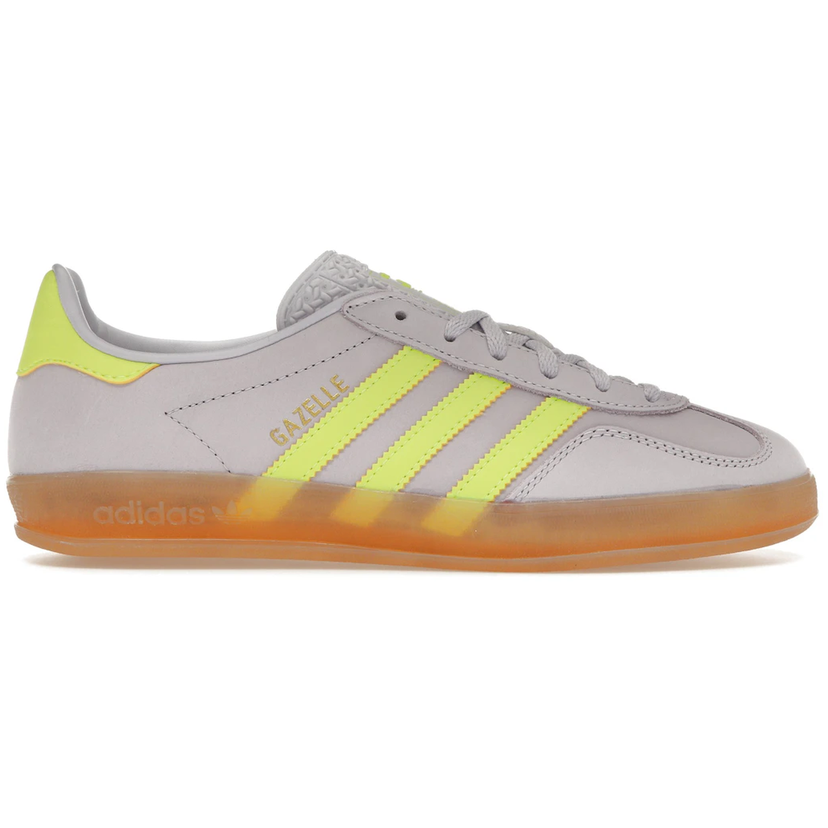 Gul Adidas Gazelle Indoor Silver Dawn Solar Yellow - Adidas Sneakers