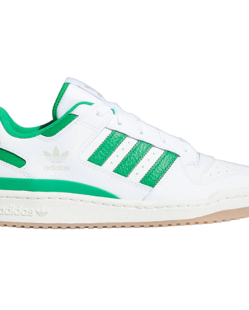 Hvid Adidas Forum Low Cloud White Green - Adidas Sneakers