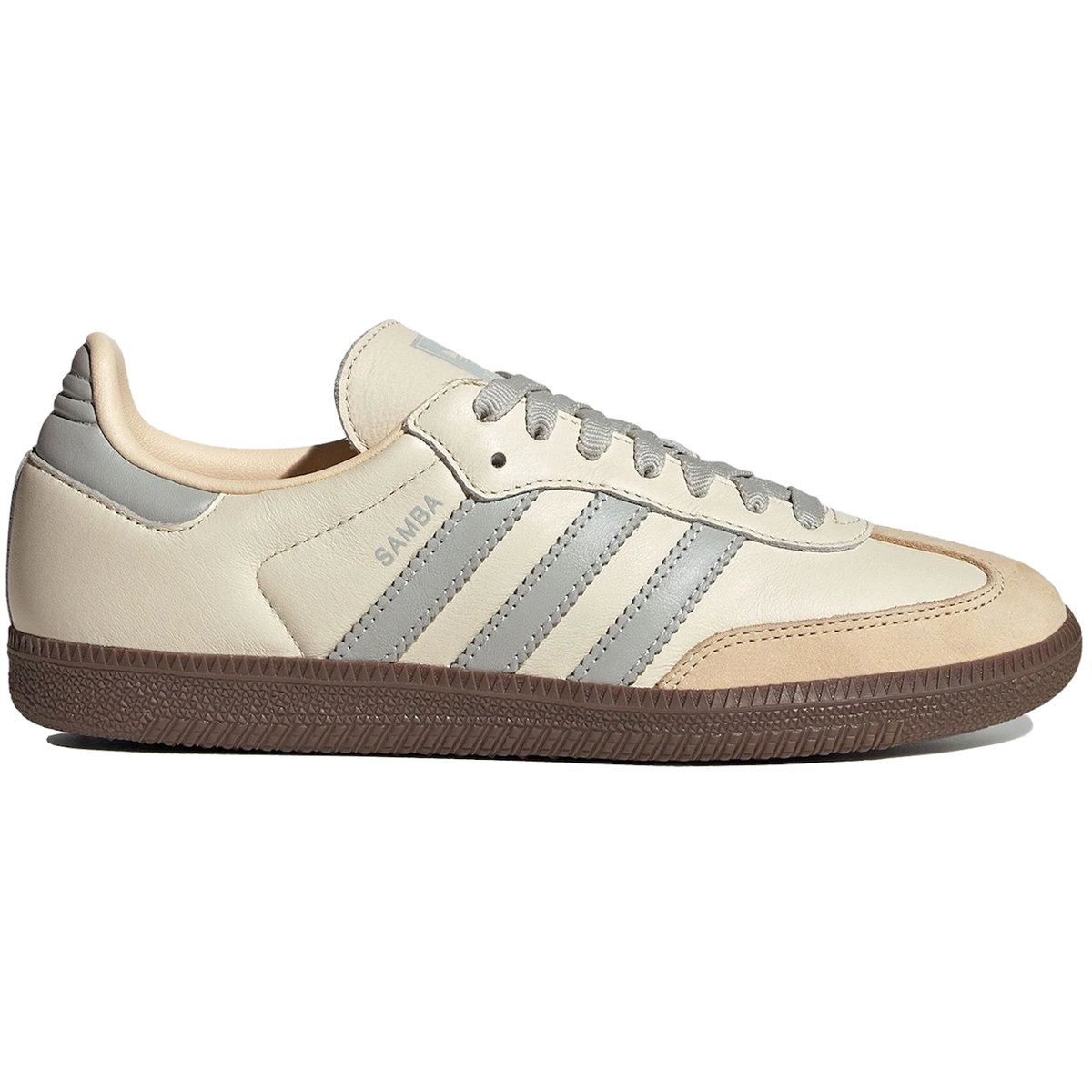 Hvid Adidas Samba Cream White Wonder Silver - Adidas Sneakers