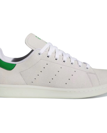 Hvid Adidas Stan Smith Cloud White Green Suede - Adidas Sneakers