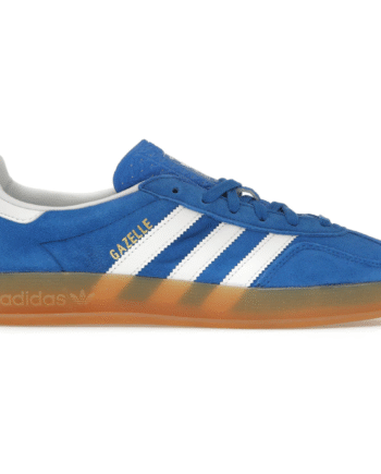 Hvid Adidas Gazelle Indoor Blue Bird Cloud White - Adidas Sneakers  - 4067897474143