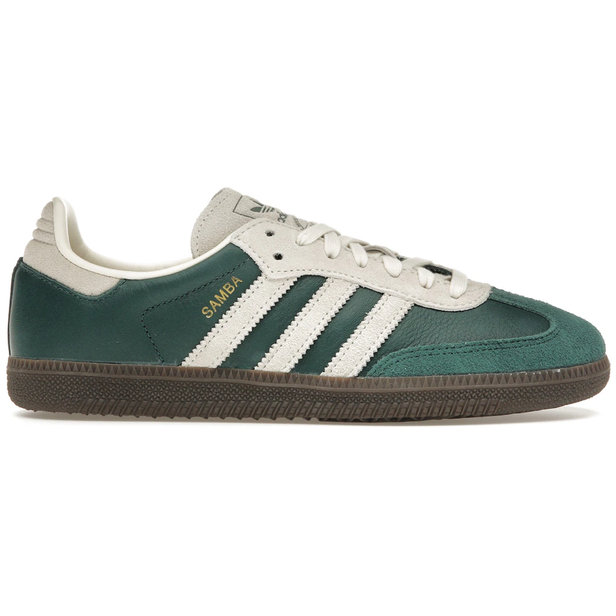 Hvid Adidas Samba Collegiate Green Cream White - Adidas Sneakers - 4067888335262