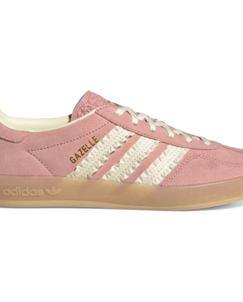 Hvid Adidas Gazelle Indoor Wonder Mauve Crew White - Adidas Sneakers