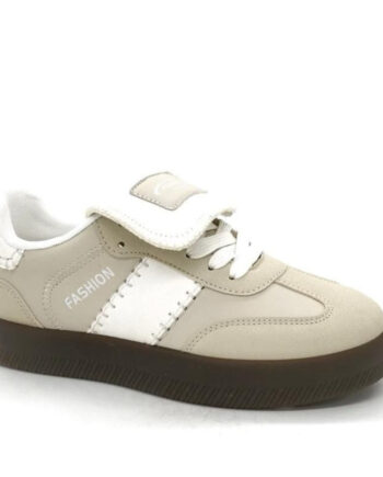Josianne Dame Sneakers 101 Apricot - Shoes Sneakers  - 5715406746227