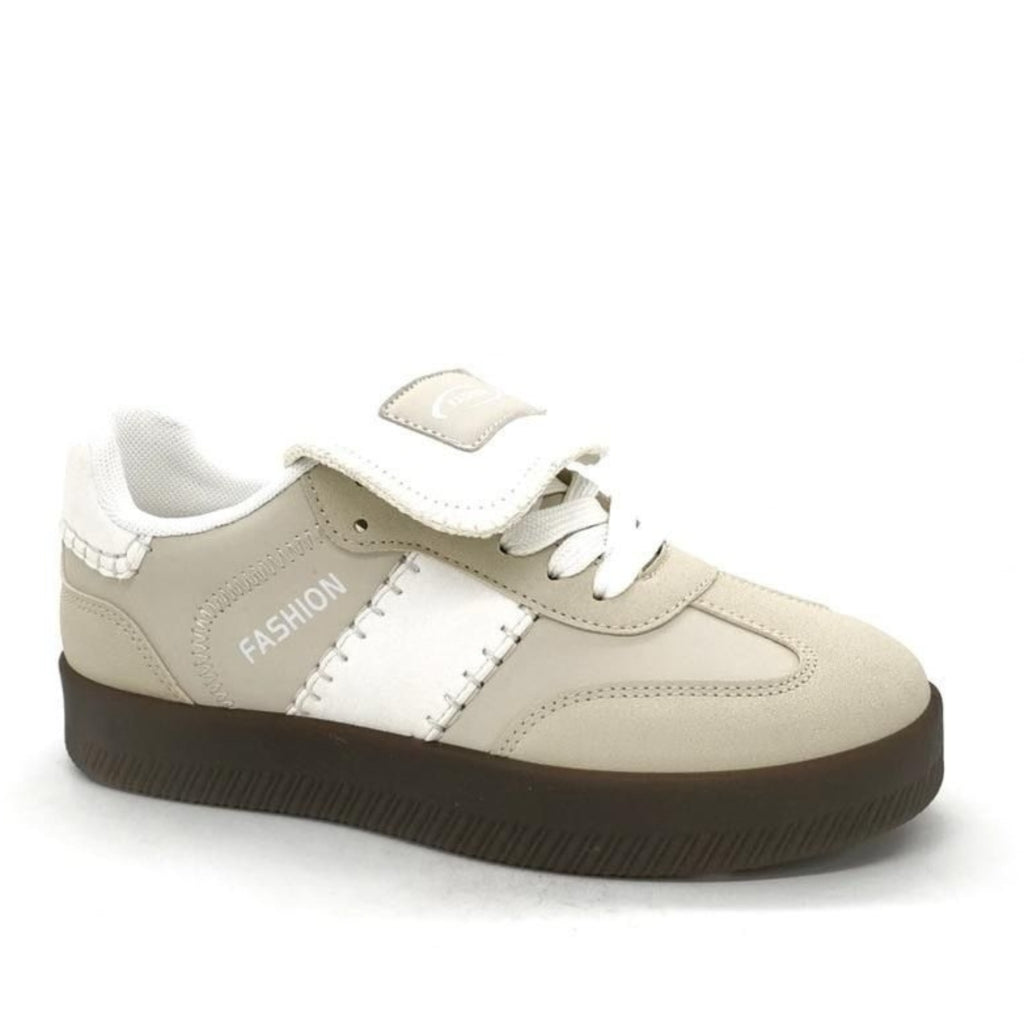 Josianne Dame Sneakers 101 Apricot - Shoes Sneakers - 5715406746227