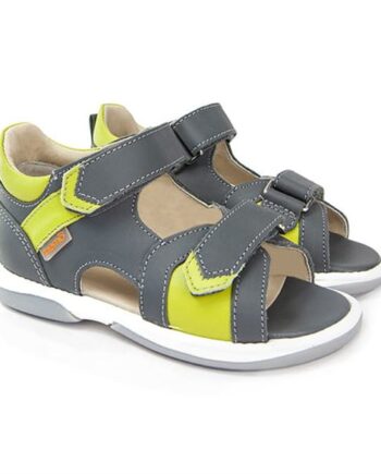 Grøn Memo Kris Sandal Grå Sandal Med Ekstra Støtte - Memo Sandaler