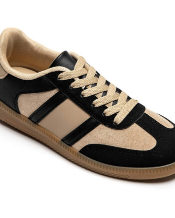 Sort Lisette Dame Sneakers 8967 Black - Shoes Sneakers  - 5715406758282