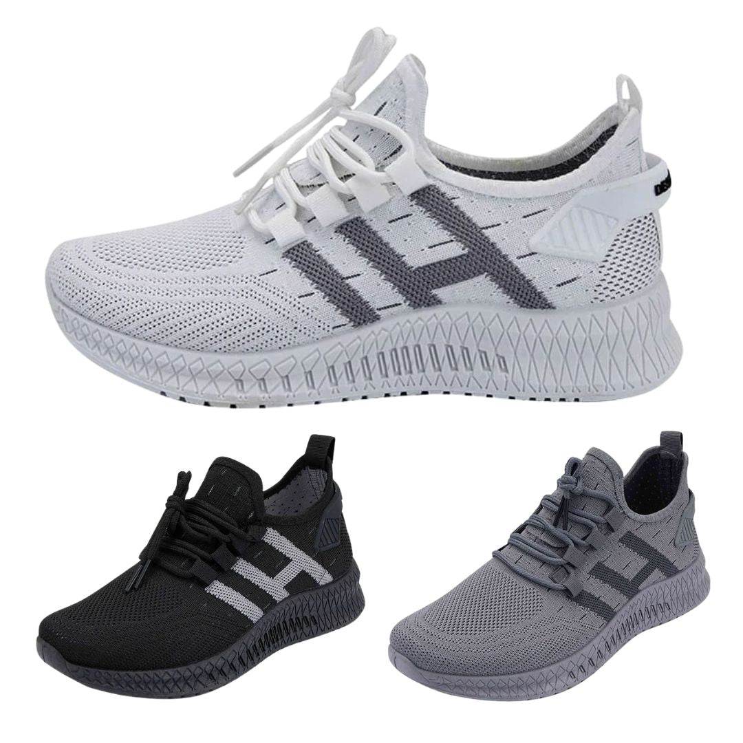 Hvid Løbesko Sneakers Til Mænd åndbare Stødabsorberende - Satana.dk Sneakers