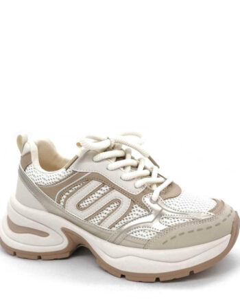 Lucia Dame Sneakers 105 Apricot - Shoes Sneakers  - 5715406761862