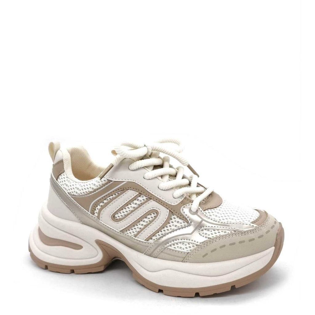 Lucia Dame Sneakers 105 Apricot - Shoes Sneakers - 5715406761862