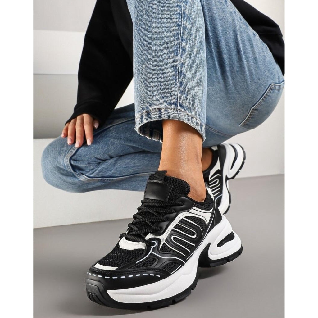 Sort Lucia Dame Sneakers 105 Black - Shoes Sneakers - 5715406776934