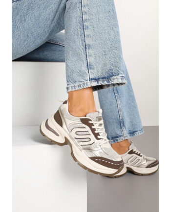 Lucia Dame Sneakers 105 Kaki - Shoes Sneakers  - 5715406761794