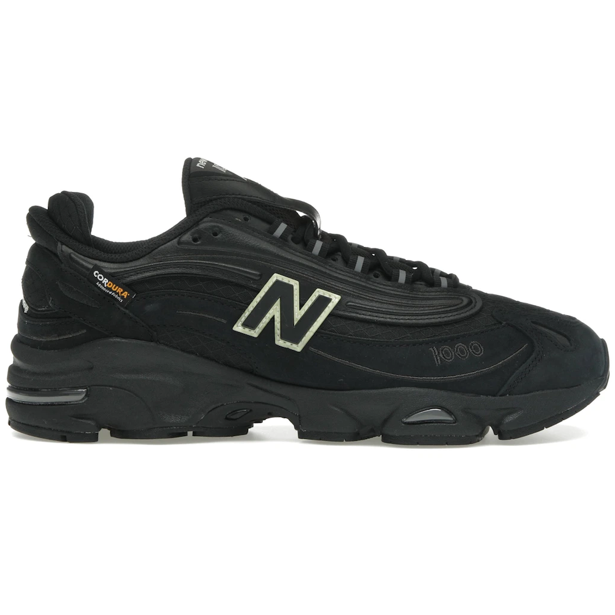Sort New Balance 1000 Cordura Black Neon - New Sneakers