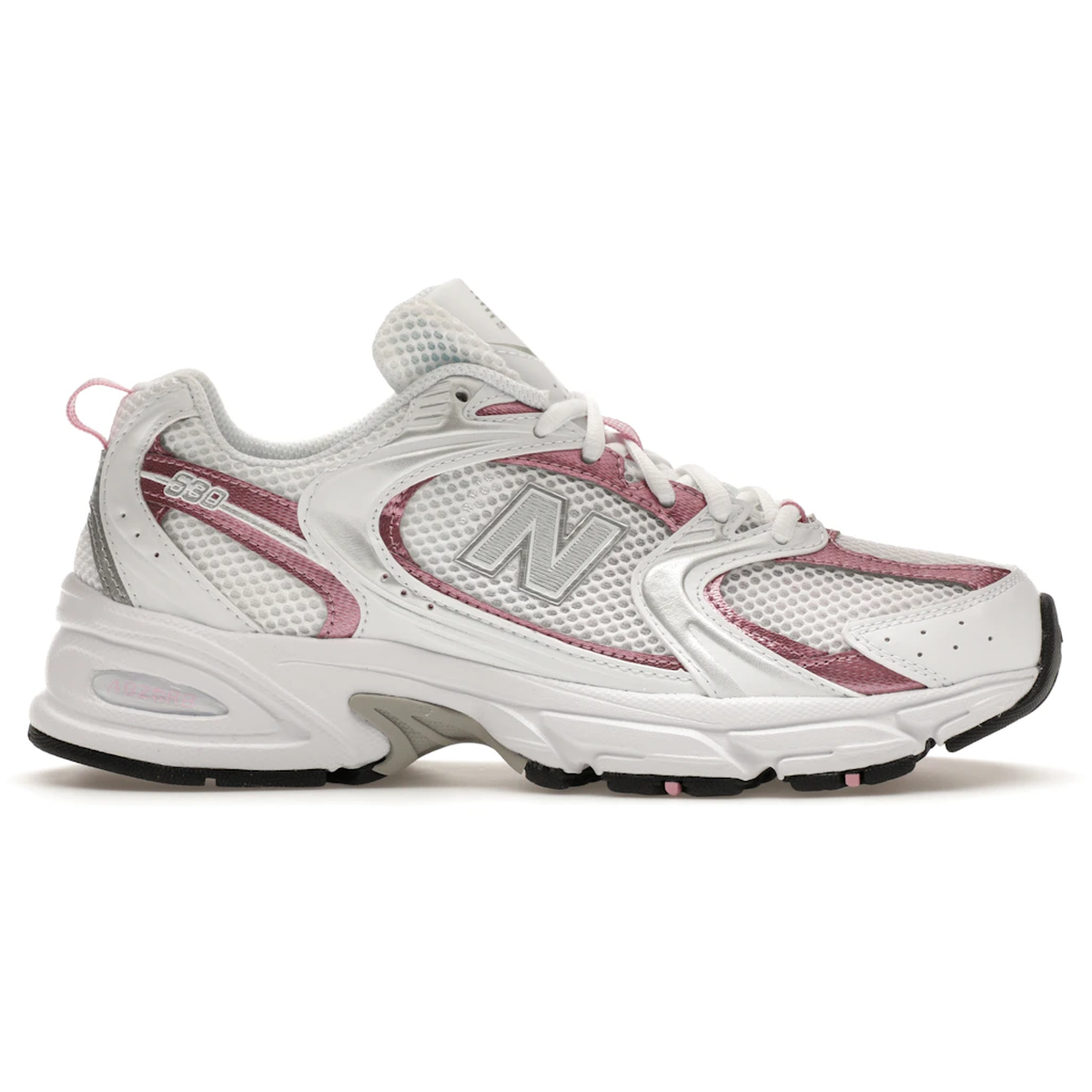 Hvid New Balance 530 White Pink Sugar - New Sneakers  - 197966634445