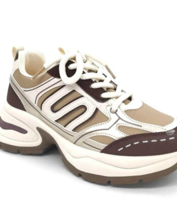 Martina Dame Sneakers 103 Kaki - Shoes Sneakers  - 5715406761688