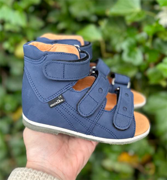 Aurelka Sandal Navy Sandal Med Ekstra Støtte - Aurelka Sandaler