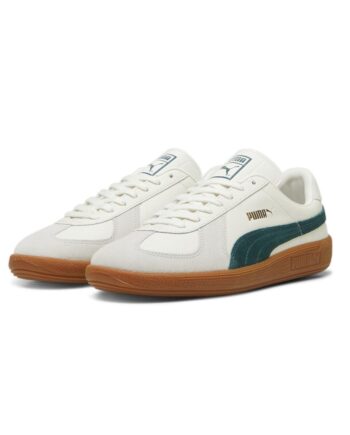 Hvid Puma Sneakers Army Trainer Warm White Dark Myrtle - Puma Sneakers  - 4067979482424