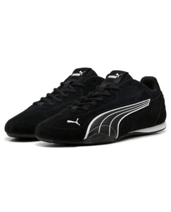 Hvid Puma Sneakers Catch Black White - Puma Sneakers  - 4069156683327