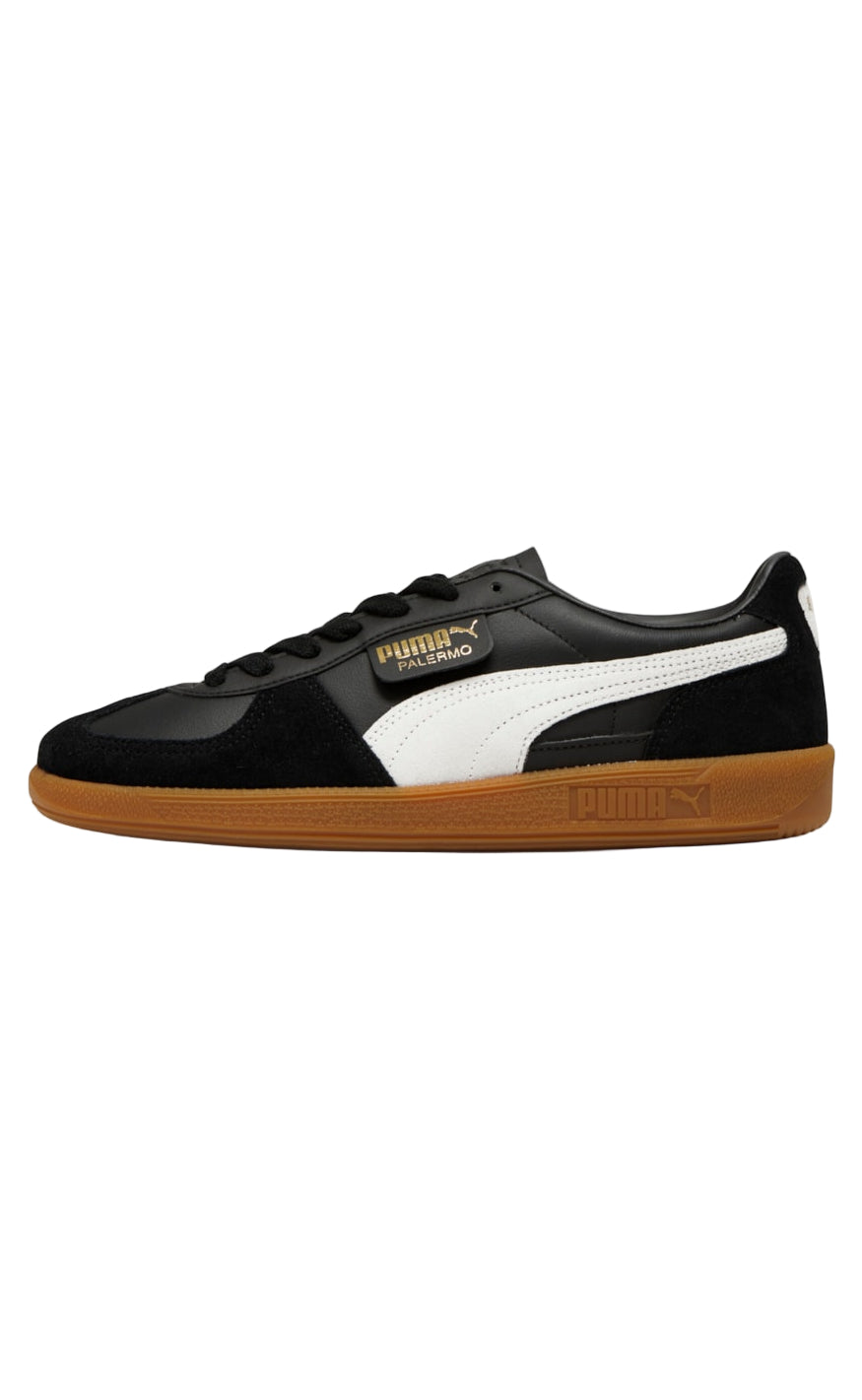 Sort Puma Sneakers Palermo Lth Black Feather Gray Gum - Puma Sneakers - 4099685704606