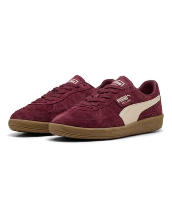 Rød Puma Sneakers Palermo Ruby Shimmer Alpine Snow - Puma Sneakers  - 4069157105606