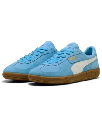 Hvid Puma Sneakers Palermo Team Light Blue White - Puma Sneakers  - 4067983480256