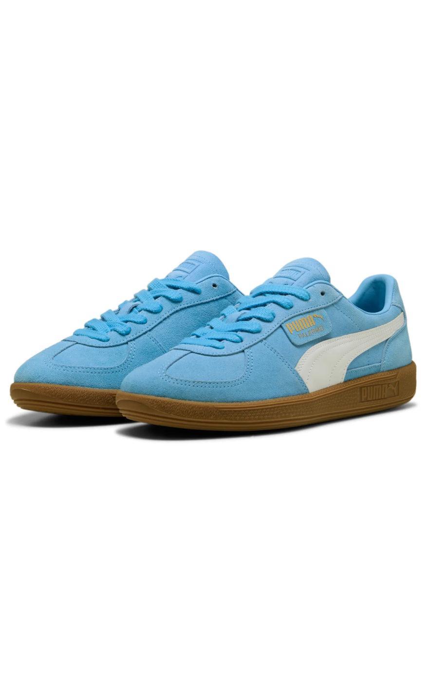 Hvid Puma Sneakers Palermo Team Light Blue White - Puma Sneakers - 4067983480256
