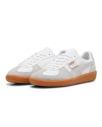 Hvid Puma Sneakers Palermo White Glacial Gray Gum - Puma Sneakers  - 4067979539203