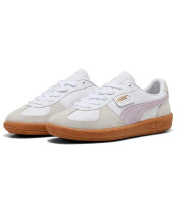 Hvid Puma Sneakers Palermo White Lilac Frost - Puma Sneakers  - 4067983480690
