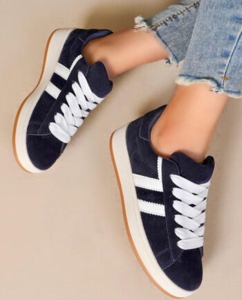 Rosa Lie Dame Sneakers 1101 Blue - Shoes Sneakers  - 5715406807775