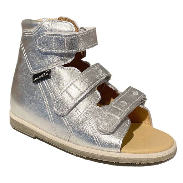 Aurelka Sandal Sølv Sandal Med Ekstra Støtte - Aurelka Sandaler